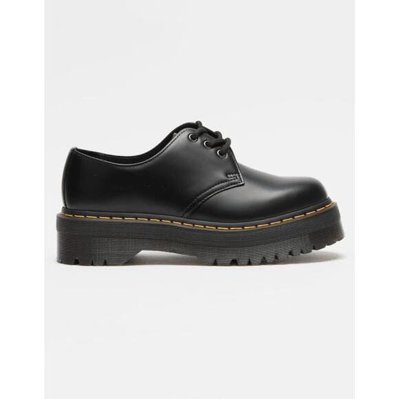 Dr Martens 1461 Bex Platform Shoes Womens 8 EU 39 Oxford Laced Black Boho NWOB - Picture 2 of 10